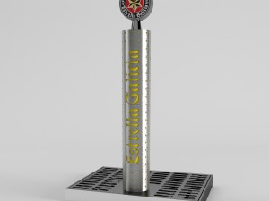 beer tap estrella galicia vrayforc4d Modelo 3D