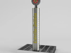 beer tap estrella galicia vrayforc4d 3D Model