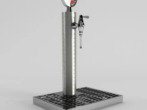beer tap estrella galicia vrayforc4d 3D Model