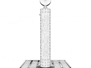 beer tap estrella galicia vrayforc4d Model 3D
