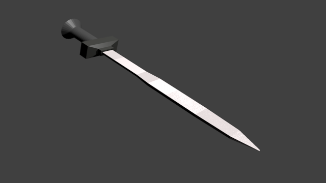 regular sword 3D Model .c4d .max .obj .3ds .fbx .stl .blend 