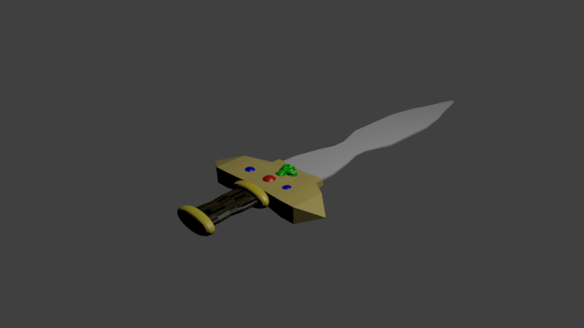 commanders sword 3D Model .c4d .max .obj .3ds .fbx .stl .blend 