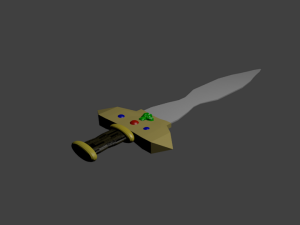 commanders sword 3D Model