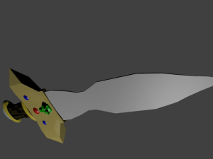 commanders sword 3D Model