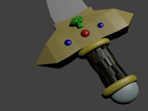 commanders sword 3D Model