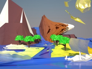 island 3D Model