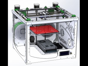 impresora 3d - frax3d Modelo 3D