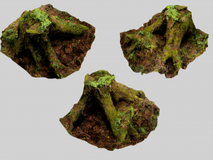 forest stubs Modello 3D