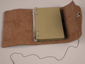 leather notebook 3D Model