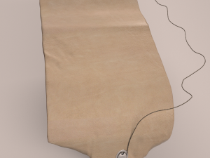 leather notebook Model 3D