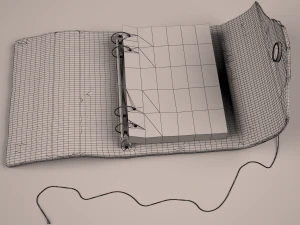 leather notebook 3D Model
