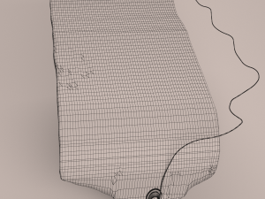 leather notebook Model 3D