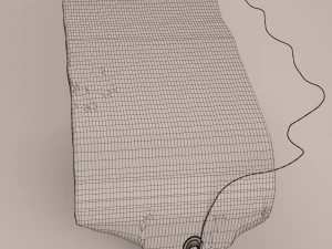 leather notebook 3D Model