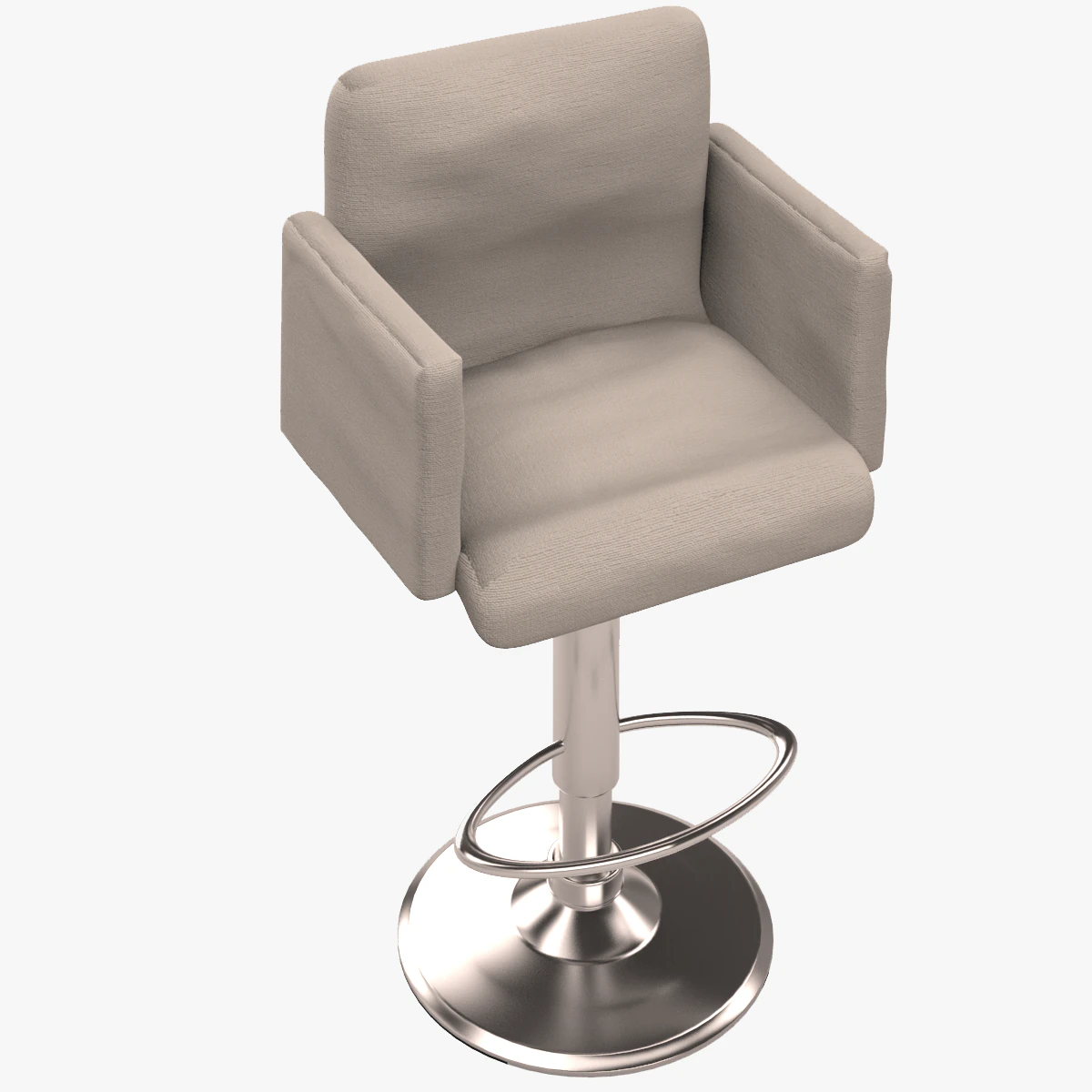 bar stool 3D Model .c4d .max .obj .3ds .fbx .stl .blend