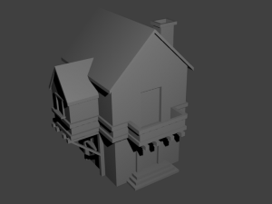 lowpoly home 3D Model