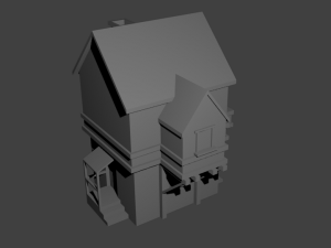 lowpoly home 3D Model