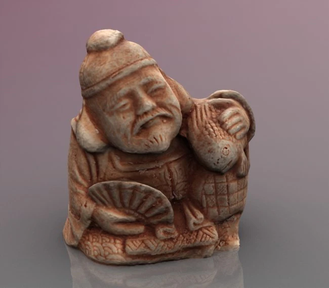 scanned decorative figure 3D Model .c4d .max .obj .3ds .fbx .stl .blend