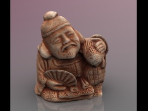 scanned decorative figure Model 3D