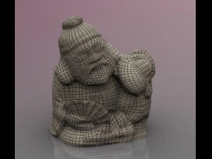 scanned decorative figure 3D Model