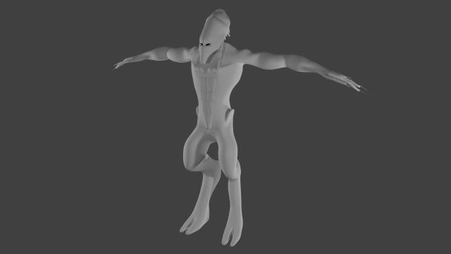 zeratul like alien 3D Model .c4d .max .obj .3ds .fbx .stl .blend 