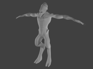 zeratul like alien 3D Model