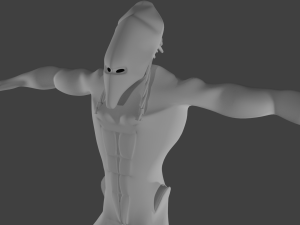 zeratul like alien 3D Model