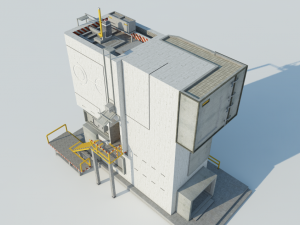 scifi realistic building 3D Model