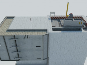 scifi realistic building 3D Model