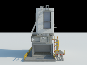 scifi realistic building 3D Model