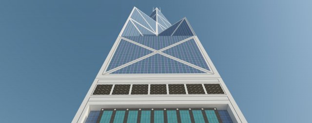 bank of china tower - skyscraper 3D 模型 .c4d .max .obj .3ds .fbx .stl .blend 