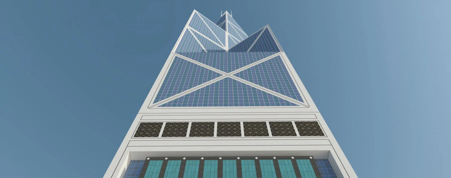 bank of china tower - skyscraper 3D Model .c4d .max .obj .3ds .fbx .stl .blend 