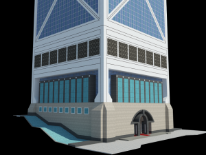 bank of china tower - skyscraper 3D 模型