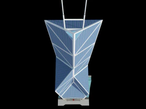 bank of china tower - skyscraper 3D Model