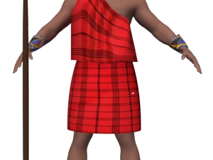 maasai african warrior 3D 모델