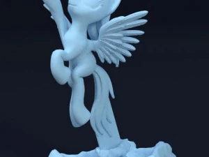 mlp tra&ccedil;o crescente stl pronto para impress&atilde;o Modelo de Impressão 3D