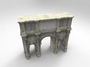 triumph arch 3D 模型