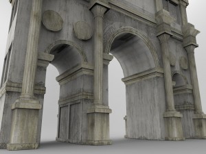triumph arch 3D 模型