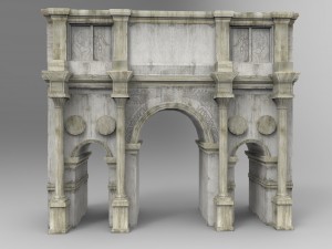 triumph arch 3D 模型