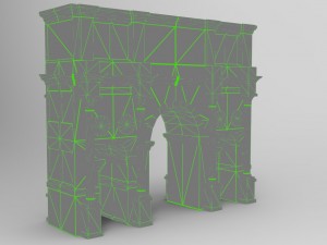 triumph arch 3D 模型