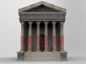 roman temple 3D Model