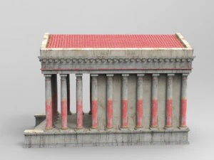roman temple 3D Model