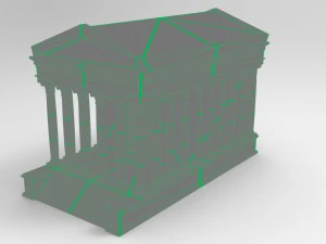 roman temple 3D Model