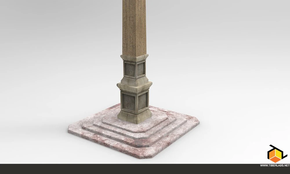 obelisk 3D Model .c4d .max .obj .3ds .fbx .stl .blend 