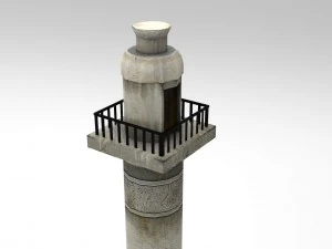 ancienne colonne Modèle 3D