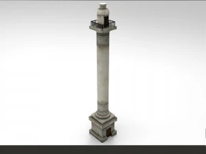 ancienne colonne Modèle 3D