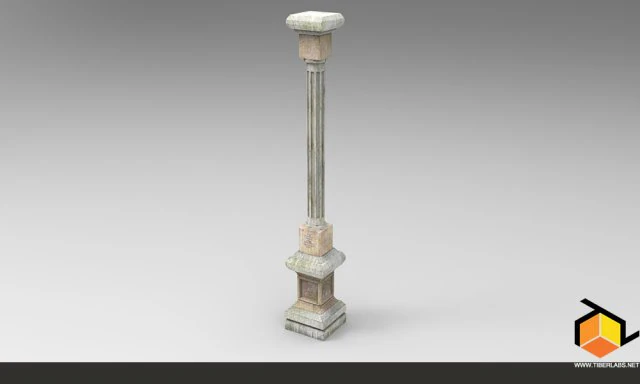 ancienne colonne 2 Modèle 3D .c4d .max .obj .3ds .fbx .stl .blend 