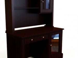 computer office desk 3Dモデル