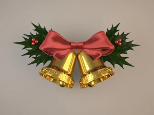 campane di Natale Modello 3D