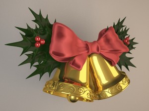 christmas bells Model 3D