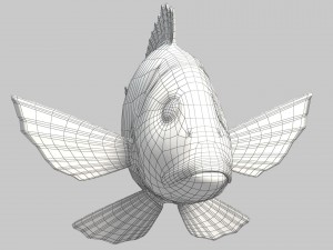 northern red snapper animated 3D Model